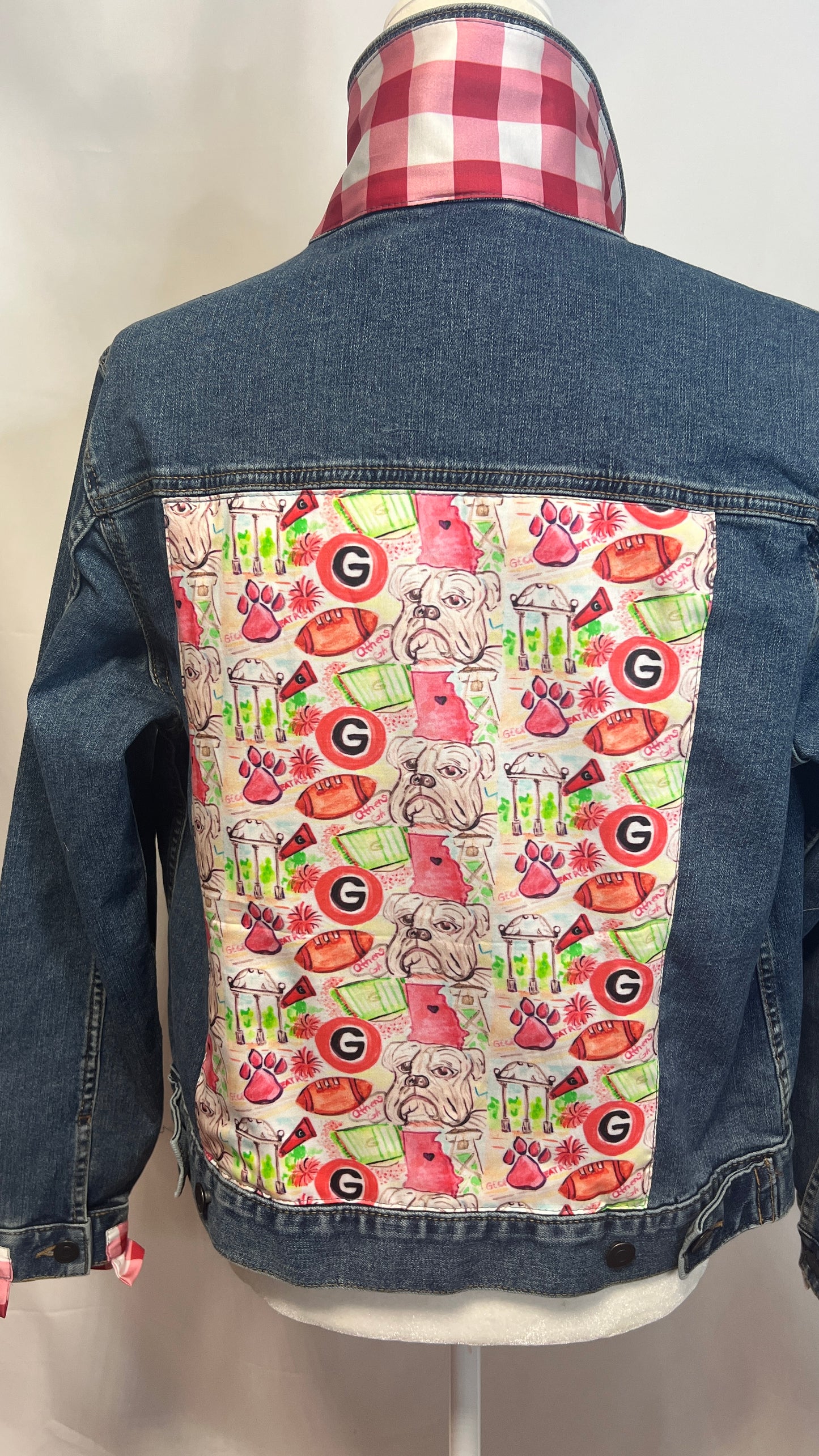 Georgia Go Dawgs Denim Jacket