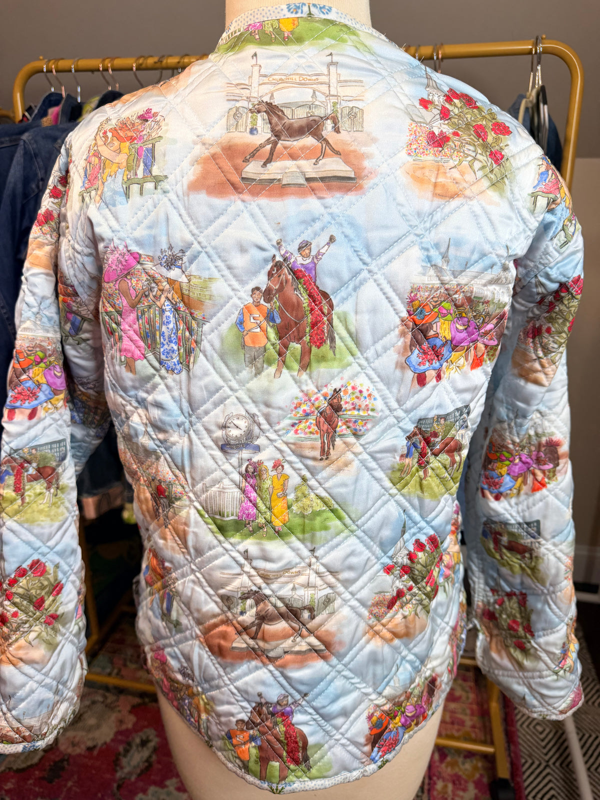 Quilted Derby Fun | Reversible Artist Jacket