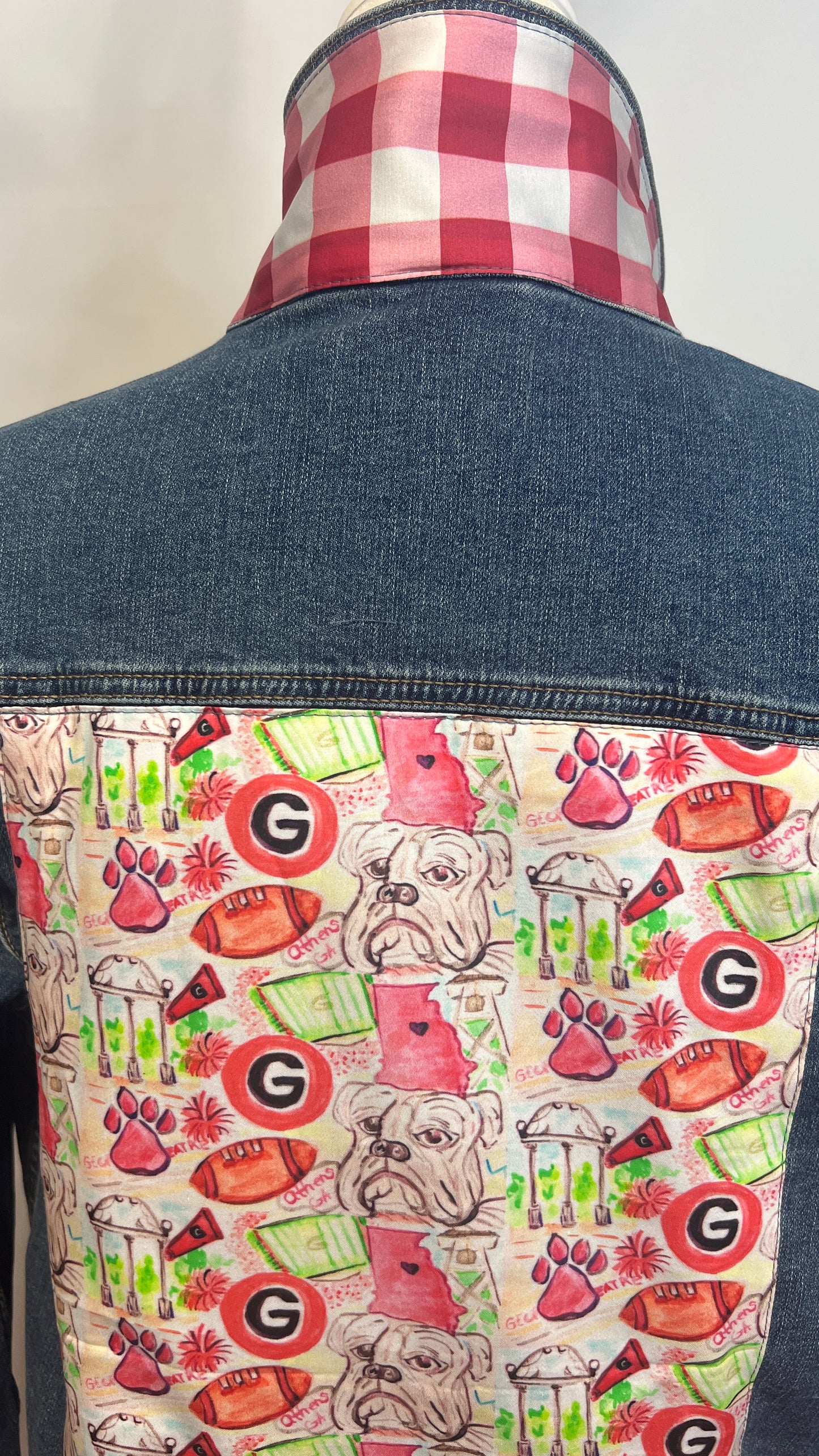 Georgia Go Dawgs Denim Jacket