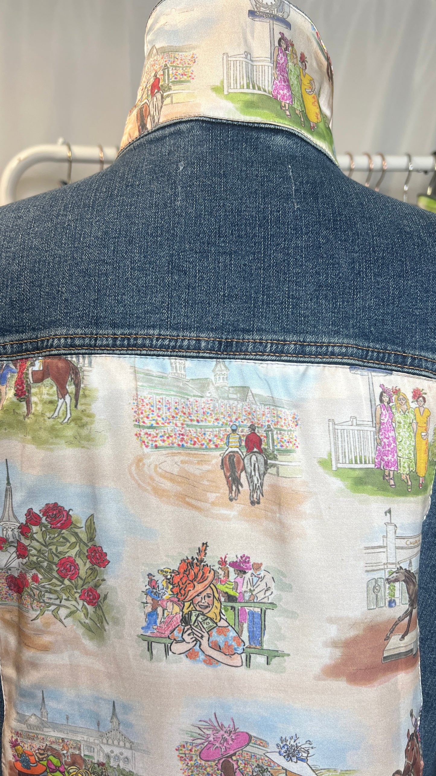 Kentucky Derby Fun- Tan Background