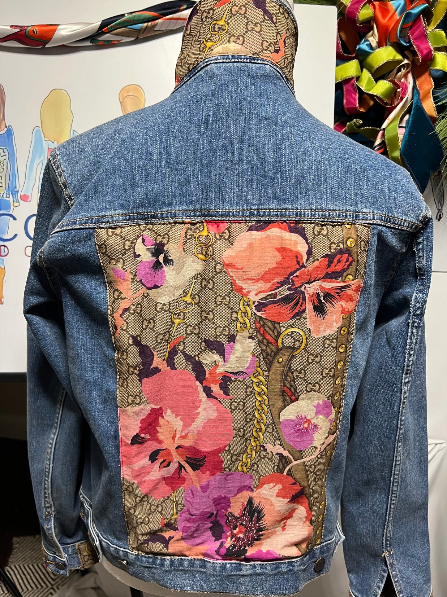 Poppy Pink Monogram Jacket
