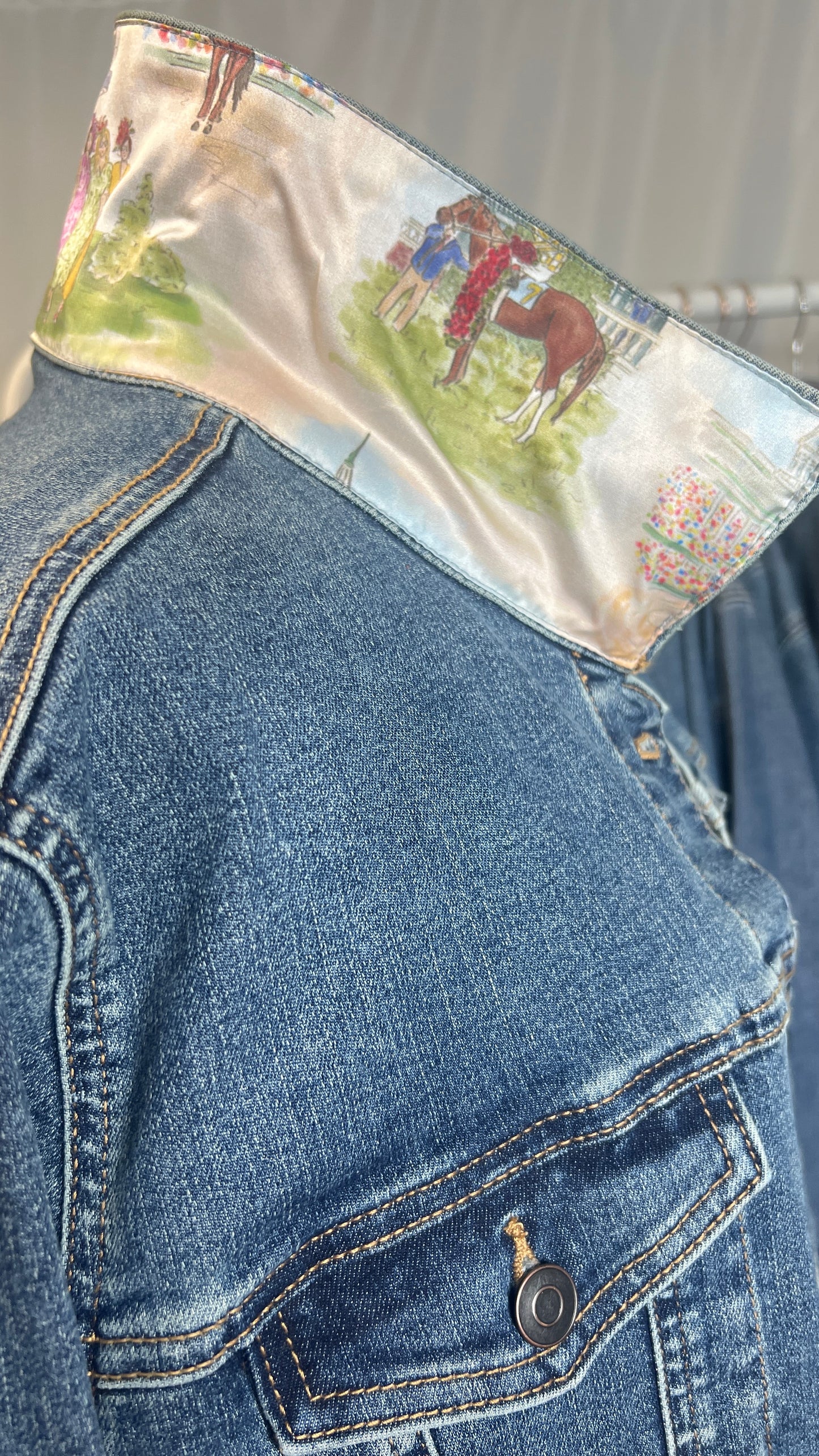 Kentucky Derby Fun- Tan Background