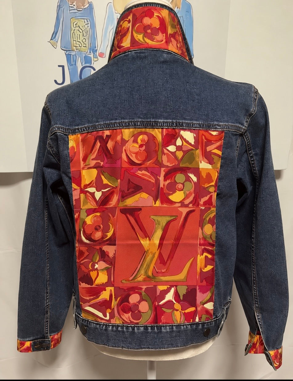 LV Jeweled Scarf Jacket
