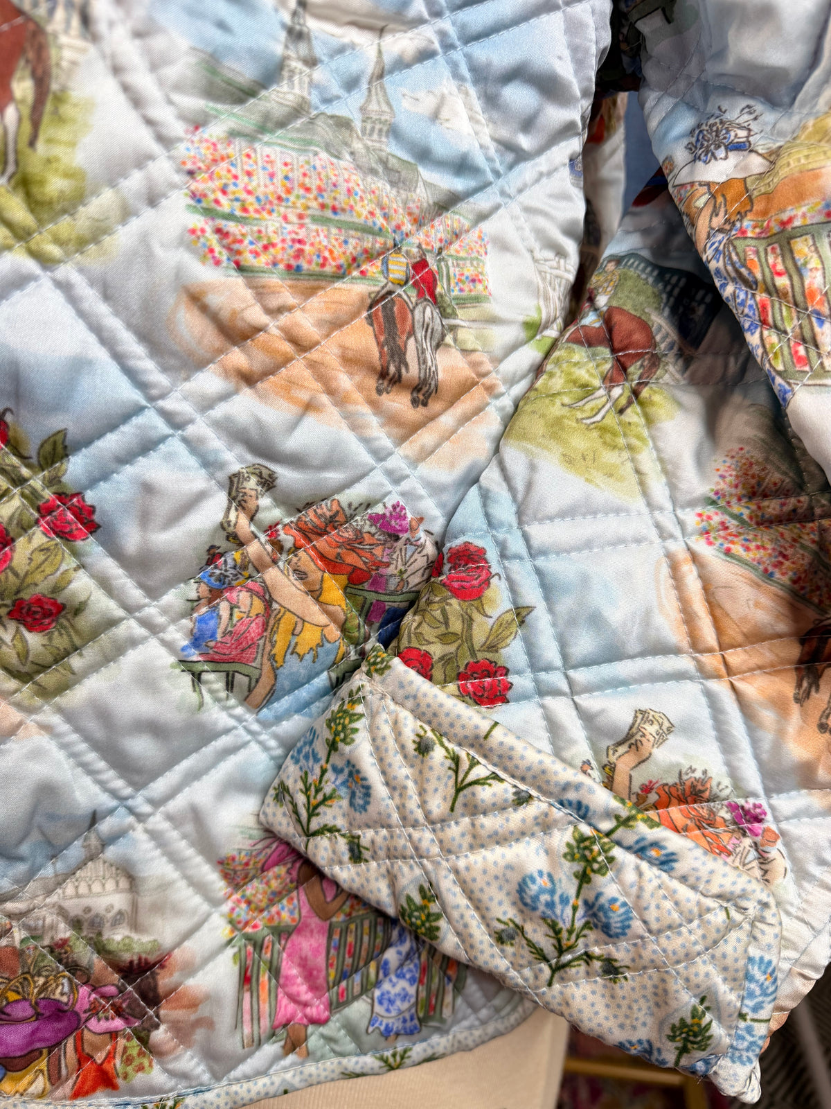 Quilted Derby Fun | Reversible Artist Jacket