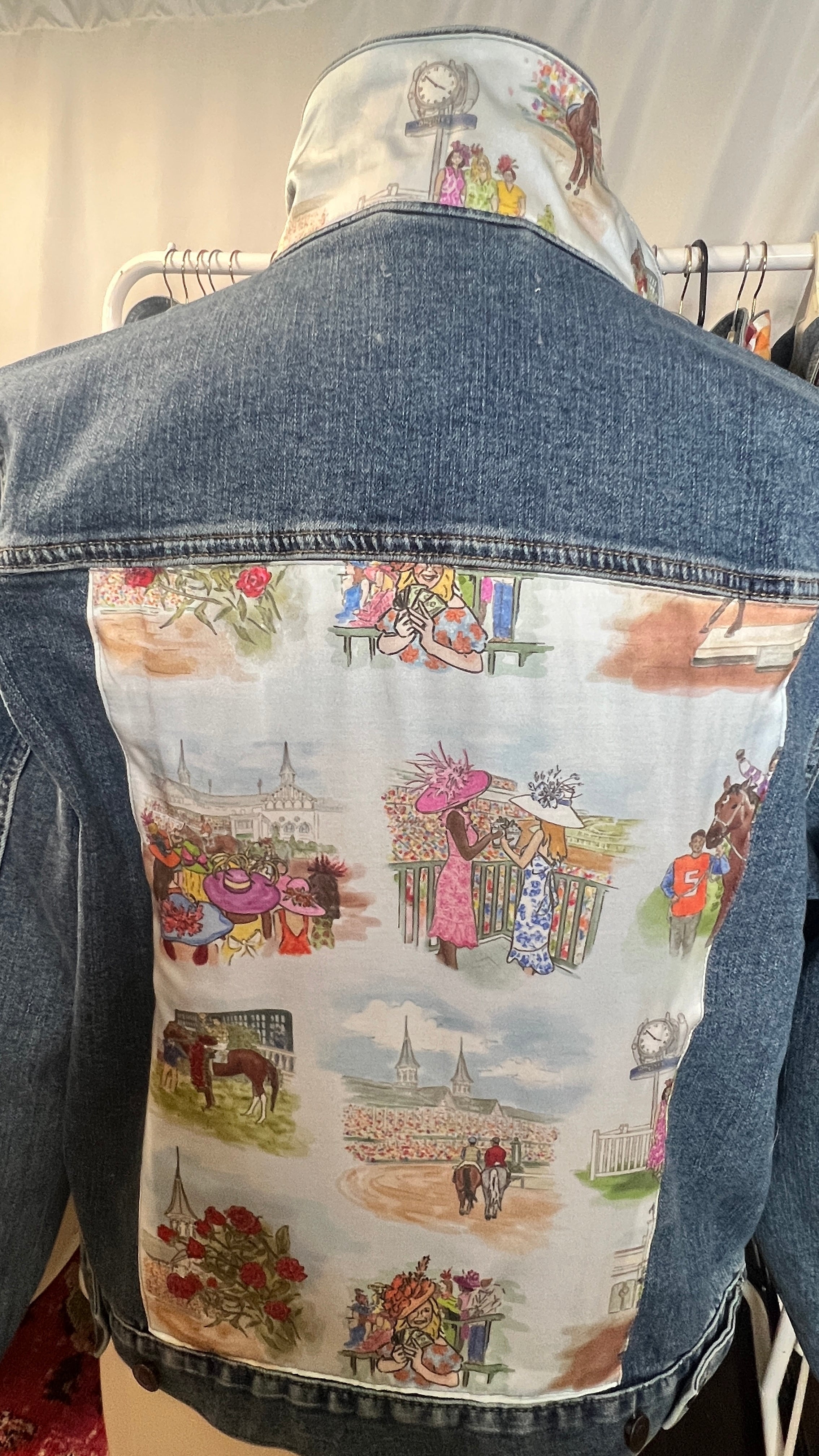 Kentucky Derby Denim Jacket – Blue | J.Coffey Jackets