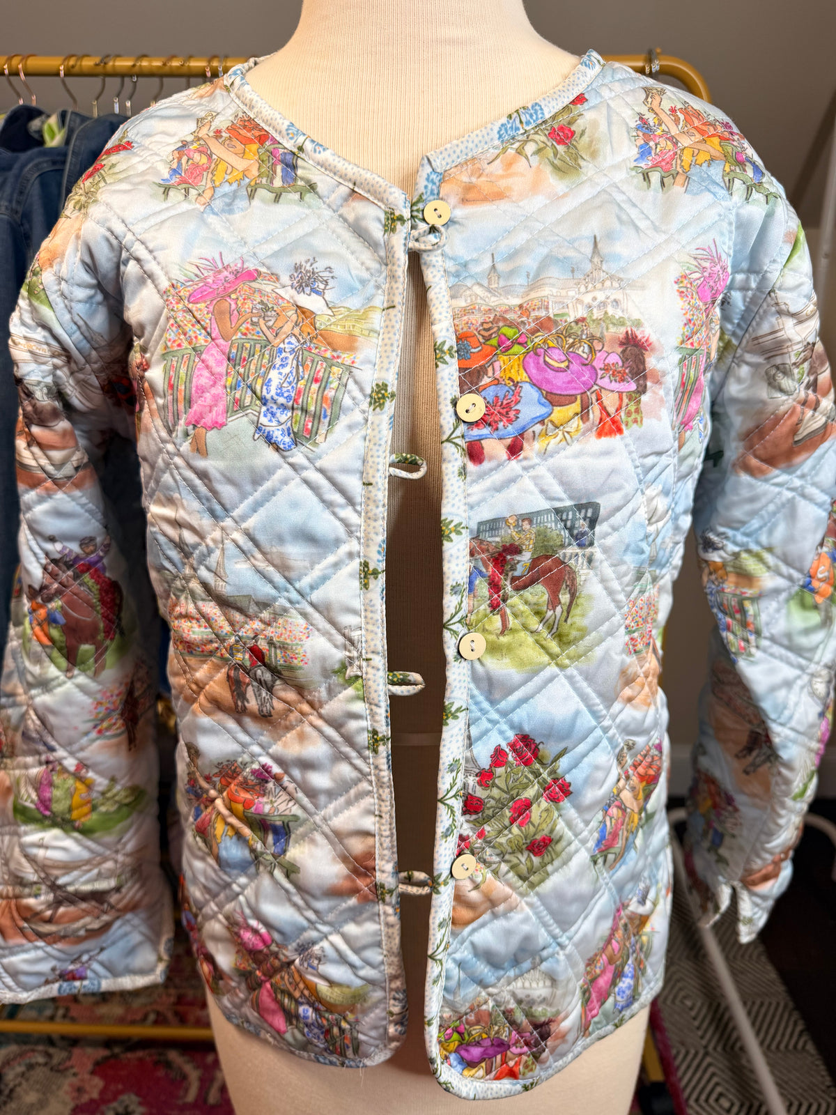 Quilted Derby Fun | Reversible Artist Jacket