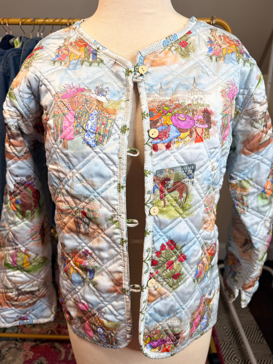 Quilted Derby Fun | Reversible Artist Jacket