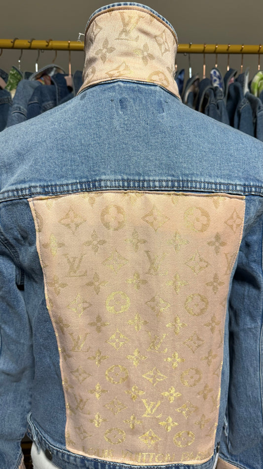 LV Scarf Monogram Apricot