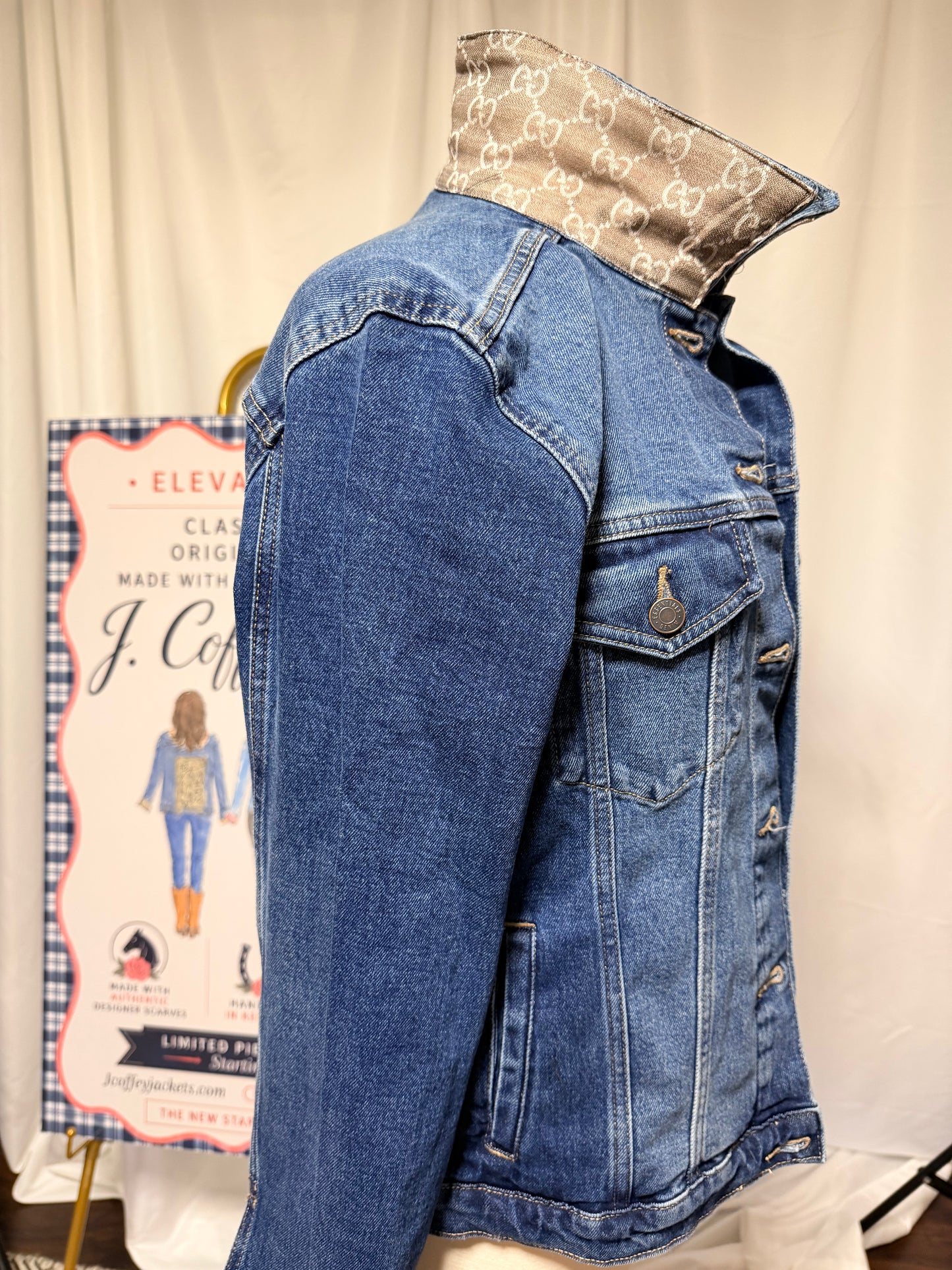 Neutral GG Denim Jacket