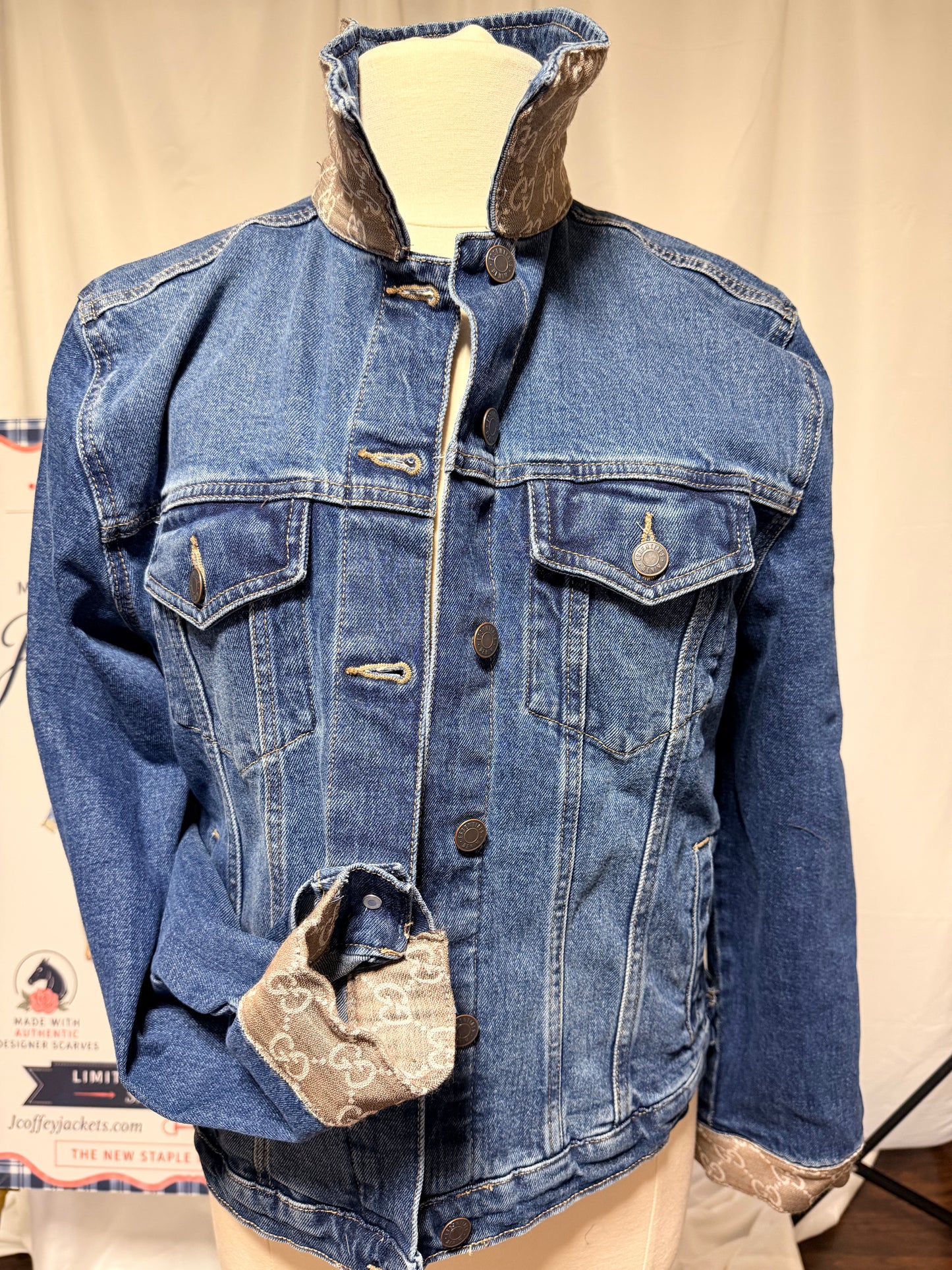 Neutral GG Denim Jacket