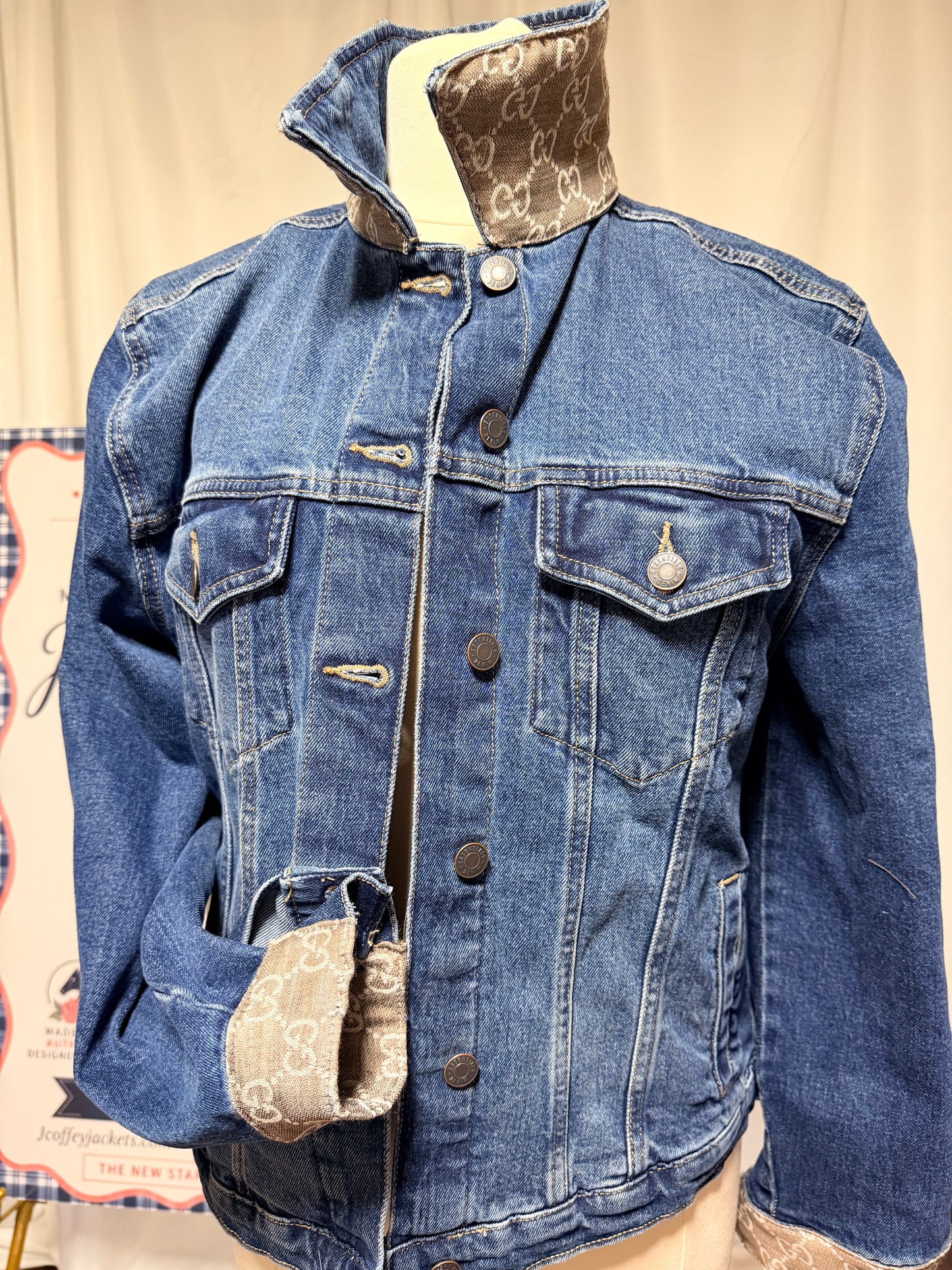 Neutral GG Denim Jacket