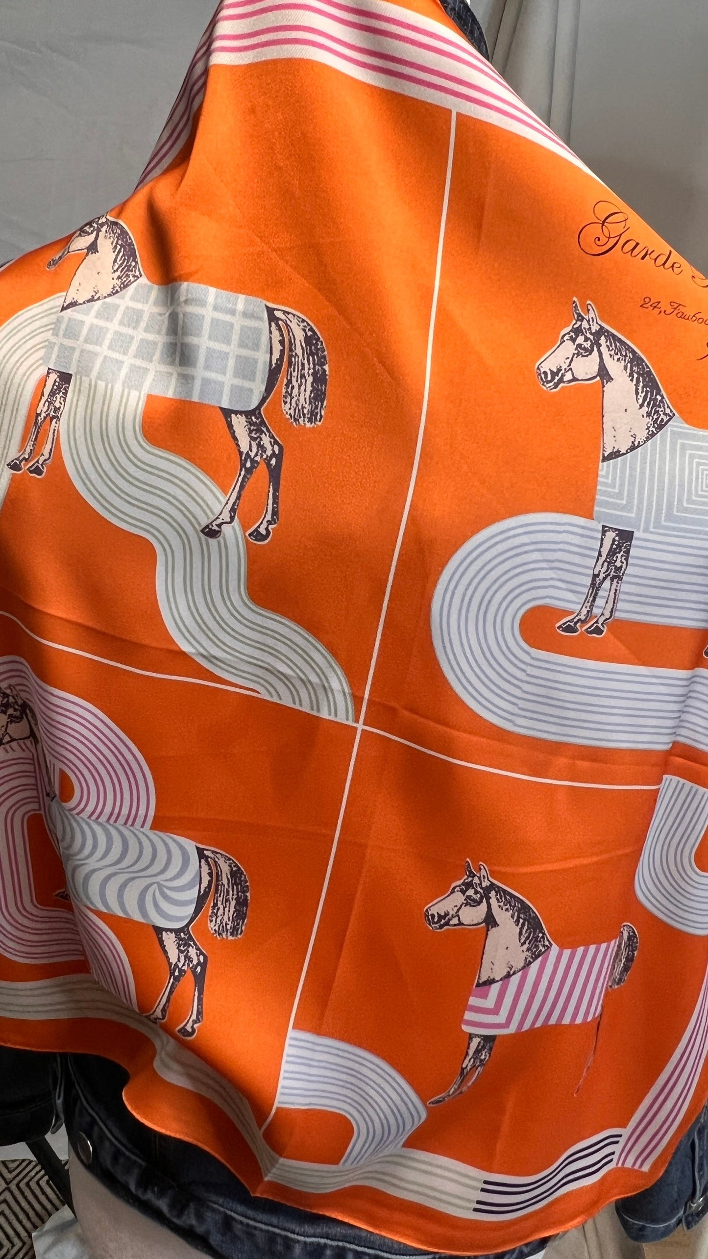 SALE Horse track silk jacket