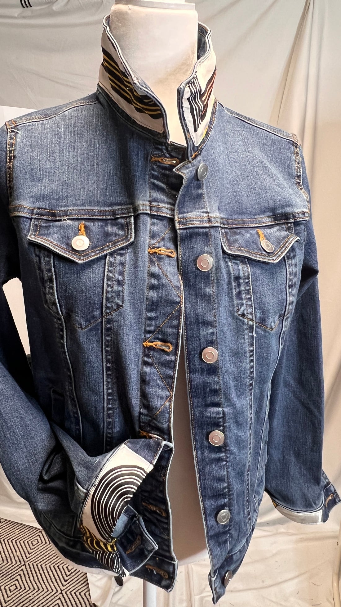 Denim & Co. Easy Stretch Puff Sleeve Denim Jacket - QVC.com